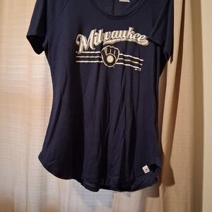 Milwaukee Brewers Navy T-Shirt